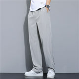 Joior Summer Cotton Linen Fashion Men's Trousers Casual Pants Solid Color Breathable Loose Shorts Straight Pants Streetwear