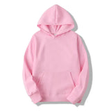 Joior Spring and Autumn Trendy Solid Color Sports Hoodies Fleece Men's and Women's Sweatshirts Trendy Pullovers Couples Hoodies S-3XL