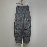 Joior Camo Cargo Pants Men High Waist Patchwork Pockets Camouflage Cargo Trousers Male Clothing Fashion Streetwear Hip Hop