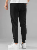 Joior Men Drawstring Waist Slant Pocket Sweatpants