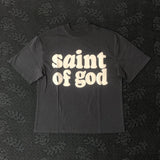 Joior Frog Drift Fashion KANYE Streetwear SAINT OF GOD 100%Cotton Foaming Printing Clothing Loose Oversized Tees Tops T Shirt For Men