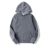 Joior Spring and Autumn Trendy Solid Color Sports Hoodies Fleece Men's and Women's Sweatshirts Trendy Pullovers Couples Hoodies S-3XL