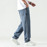 Joior Baggy Pants Men Wide Leg Jeans Light Blue Straight Cut  Loose Fit Men's Clothing Oversize Jeans Men Kpop Jeans Quality New