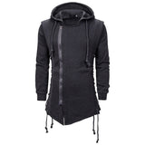 Joior Autumn New Men Hoodies Sweatshirts Casual Solid Long Sleeve Hoodie Men Slim Fit Dark Hooded Loose Jacket Coats