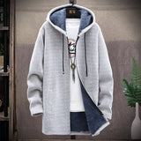 Joior Autumn and Winter New Classic Fashion Medium Length Coat Men's Casual Loose Thickened Warm High-Quality Large Size Sweater