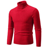 Joior Winter High Neck Thick Warm Sweater Men Turtleneck Brand Mens Sweaters Slim Fit Pullover Men Knitwear Male Double Collar