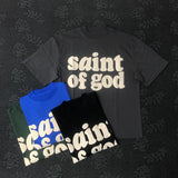 Joior Frog Drift Fashion KANYE Streetwear SAINT OF GOD 100%Cotton Foaming Printing Clothing Loose Oversized Tees Tops T Shirt For Men