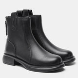 Joior Black Genuine Leather Comfortable Women Autumn Winter Boots Fashionable Classic Women Boots