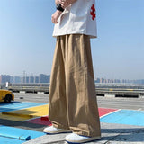 Joior Spring and Autumn Fashion Brand Japanese Retro Workwear Straight Tube Wide Leg Loose and Versatile Handsome Men's Casual Pants