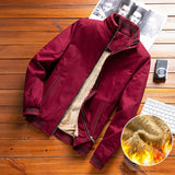 Joior Autumn Mens Bomber Jackets Casual Male Outwear Fleece Thick Warm Windbreaker Jacket Mens Military Baseball Coats Clothing