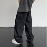 Joior New Summer Jeans Men Patchwork Denim Trousers Male Oversize Loose Casual Wide-leg Pants Streetwear Harajuku Clothing