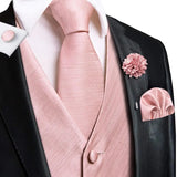 Joior High Quality Silk Mens Vests Champagne Paisley Waistcoat Neck Tie Hanky Cufflinks Brooch Set for Men Suit Wedding Office