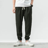 Joior Cotton Linen Casual Harem Pants Men Joggers Man Summer Trousers Male Chinese Style Baggy Pants Harajuku Clothe