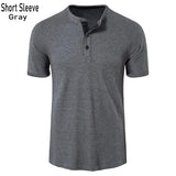 Joior Classic Waffle Henley Tshirt Men Brand New Crew Neck Long Sleeve Slim Fit Tee Shirt Homme Casual Heavy Weight T Shirts Male