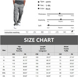 Joior Mens Sweatpants Straight Fit Joggers for Sports and Streetwear Loose Oversized Drawstring Long Pants Men Multi-pocket Pants