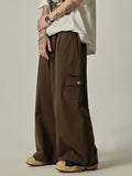 Joior Japanese Baggy Cargo Pants Men Oversize Wide Leg Cargo Trousers Male Loose Casual Streetwear Hip Hop Pocket Autumn