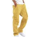 Joior Spring Summer Men Cargo Pants Casual Trousers Solid Color Trousers Loose Harajuku Fashion Streetwear Male Sweatpants