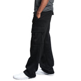 Joior Men Sweatpants Long Pants Loose Sport Fit Jogging Joggers Sweat Pocket Cargo Pants Trousers Plus-size S-4XL