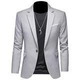 Joior 2024 Fashion New Men's Casual Business Slim Fit Formal Dress Blazers Jacket Suit Coat