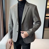 Joior fashion suits for men 2 Piece Outfit Set Man Blazer Business Big Size Full Suit for Men Grey Luxury Ceremony Classic Elegant High Quality Jackets