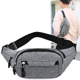 Joior Fashion Men Women Waist Bag Casual Fanny Pack Purse Large Phone Belt Bag Pouch Canvas Outdoor Travel Phone Bag Banana Hip Bags