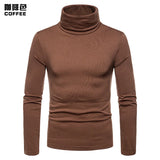 Joior Man Thermal Turtleneck Casual Sleepwear Shirt S-2XL Sleeve Long Slim Coat 5colors Basic Sweater Bottom Winter