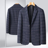 Joior New Men's Blazer Fashion Middle-aged Business Casual Professional Wear Casual Loose British Style Sub-trend Four Seasons Suit