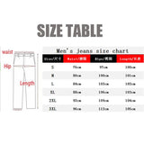 Joior Men's Fashion Leggings Jeans Solid Color Leisure Sports Elastic Cotton Pants 2024 Spring And Autumn High Quality Men's Wear