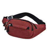 Joior Fashion Men Women Waist Bag Casual Fanny Pack Purse Large Phone Belt Bag Pouch Canvas Outdoor Travel Phone Bag Banana Hip Bags