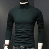 Joior Man Thermal Turtleneck Casual Sleepwear Shirt S-2XL Sleeve Long Slim Coat 5colors Basic Sweater Bottom Winter