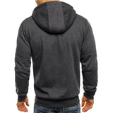 Joior Men's Hoodies Long Sleeve Sweatshirt Zipper Design Hooded Sweatshirt for Men Clothing Sportswear Slim Fit Casual Jacket