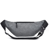 Joior Fashion Men Women Waist Bag Casual Fanny Pack Purse Large Phone Belt Bag Pouch Canvas Outdoor Travel Phone Bag Banana Hip Bags