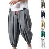 Joior Solid Color Harem Pants Fashion baggy Bottoms Casual Joggers Men'S Elasticated Trousers Sportswear Lantern Pants Pantalones