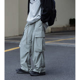 Joior Spring Summer Men's Cargo Pants Large Pockets Fashion High Street Trousers Man Hip Hip Male Wide Leg Pants