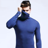 Joior Man Thermal Turtleneck Casual Sleepwear Shirt S-2XL Sleeve Long Slim Coat 5colors Basic Sweater Bottom Winter