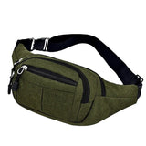 Joior Fashion Men Women Waist Bag Casual Fanny Pack Purse Large Phone Belt Bag Pouch Canvas Outdoor Travel Phone Bag Banana Hip Bags