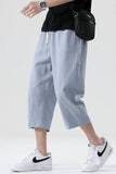 Joior Summer Casual Pants Men's Wild Cotton and Linen Loose Linen Pants Korean Style Trend Nine-point Straight Trousers