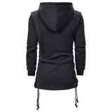 Joior Autumn New Men Hoodies Sweatshirts Casual Solid Long Sleeve Hoodie Men Slim Fit Dark Hooded Loose Jacket Coats