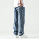 Joior Baggy Pants Men Wide Leg Jeans Light Blue Straight Cut  Loose Fit Men's Clothing Oversize Jeans Men Kpop Jeans Quality New