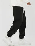 Joior Men Slant Pocket Drawstring Waist Solid Sweatpants