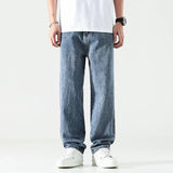 Joior Baggy Pants Men Wide Leg Jeans Light Blue Straight Cut  Loose Fit Men's Clothing Oversize Jeans Men Kpop Jeans Quality New