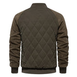 Joior Mens Patchwork Thick Fleece Lined Baseball Bomber Jacket Winter Warm Outwear Jackets Coats for Men