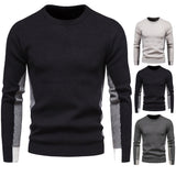 Joior Autumn New Foreign Trade Men's Knitwear Round Neck Colored Solid Sweater Underlay