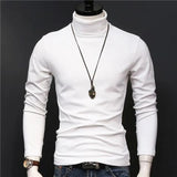 Joior Man Thermal Turtleneck Casual Sleepwear Shirt S-2XL Sleeve Long Slim Coat 5colors Basic Sweater Bottom Winter