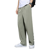 Joior Summer Cotton Linen Fashion Men's Trousers Casual Pants Solid Color Breathable Loose Shorts Straight Pants Streetwear