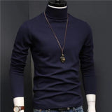 Joior Man Thermal Turtleneck Casual Sleepwear Shirt S-2XL Sleeve Long Slim Coat 5colors Basic Sweater Bottom Winter