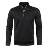 Joior Men Pullover Men's Thicker Sweatshirts Half Zipper Pullover for Male Hoody Man Sweatshir Autumn Solid Color Turtleneck Sweaters