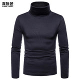 Joior Man Thermal Turtleneck Casual Sleepwear Shirt S-2XL Sleeve Long Slim Coat 5colors Basic Sweater Bottom Winter