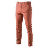 Joior Casual Cotton Men Trousers Solid Color Slim Fit Men's Pants New Spring Autumn High Quality Classic Business Pants Men