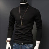 Joior Man Thermal Turtleneck Casual Sleepwear Shirt S-2XL Sleeve Long Slim Coat 5colors Basic Sweater Bottom Winter